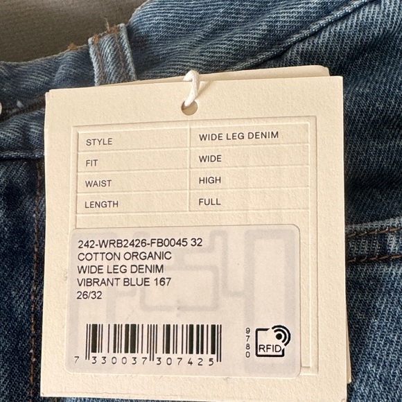 Toteme Blue Flare & Wide Leg Jeans - Picture 9 of 12